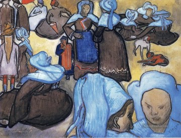 Breton Frauen Vincent van Gogh Ölgemälde